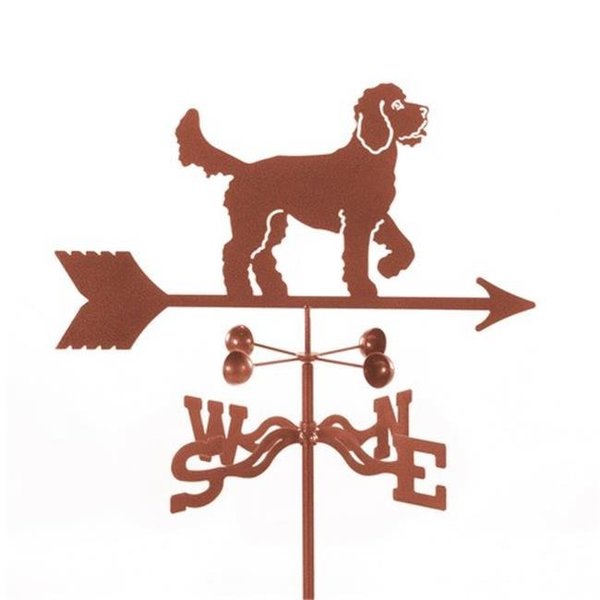 Classic Accessories Golden Doodle Dog Weathervane with Four Sided Mount VE289888